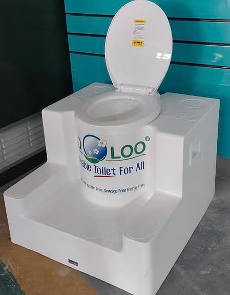 EcoLoo waterless sanitation system for public use